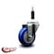 Service Caster 3.5'' Blue Poly Wheel Swivel 7/8'' Expanding Stem Caster SCC-EX20S3514-PPUB-BLUE-78 - alternate 4